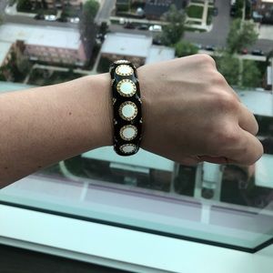 Kate Spade | Black and Gold Bangle